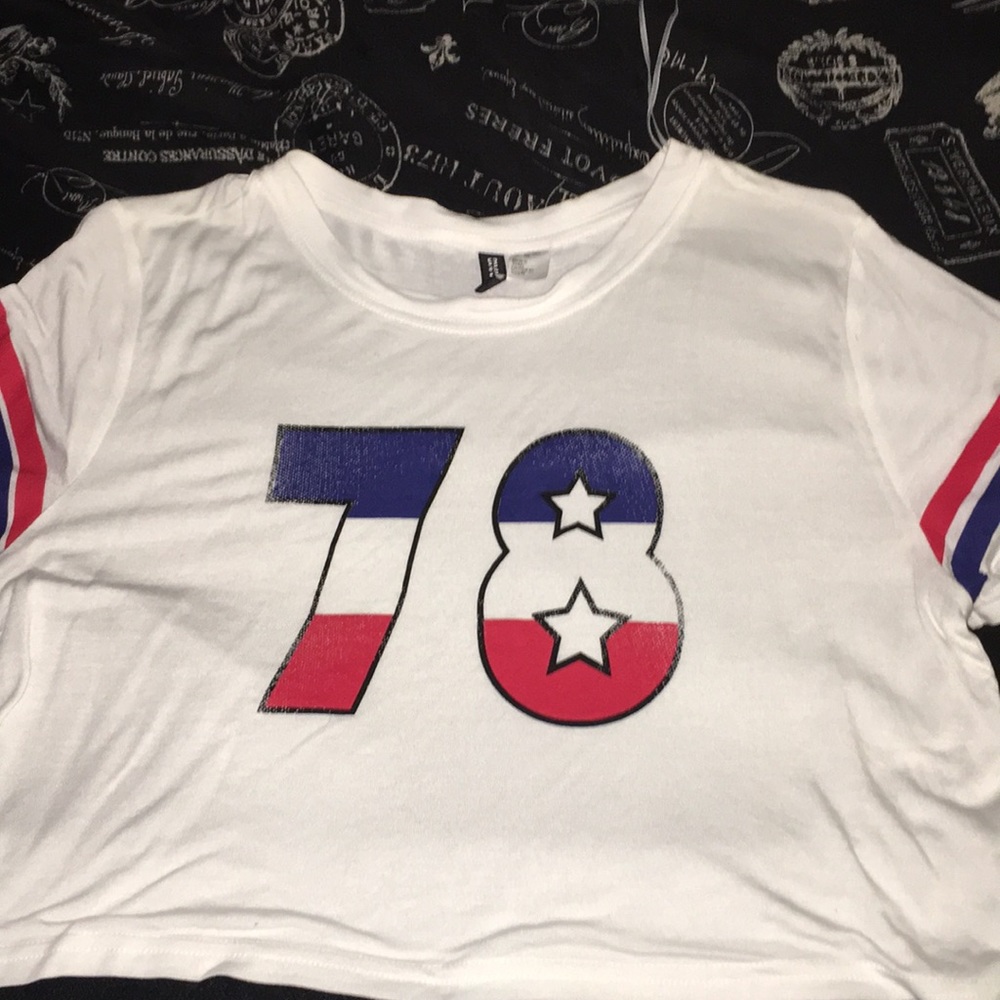 4th of July crop top shirt